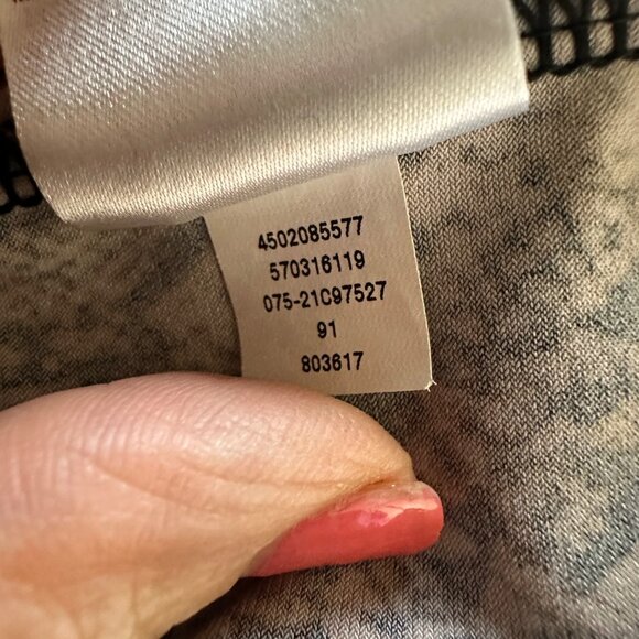 Chicos Easy Chic Column Python Print Maxi Dress Womens Size L Slinky Knit Travel - Picture 5 of 6